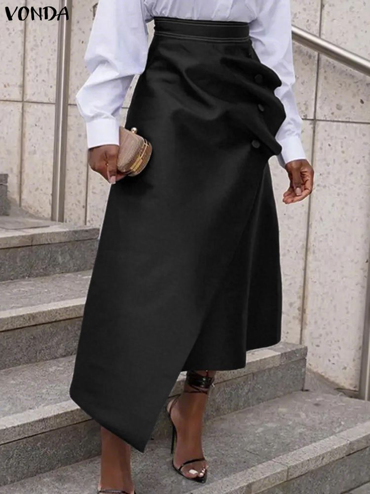 Plus Size Satijnen Rokken VOND - A-Line Skirt Midi recensie en prijs