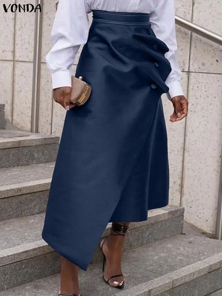 Plus Size Satijnen Rokken VOND - A-Line Skirt Midi recensie en prijs