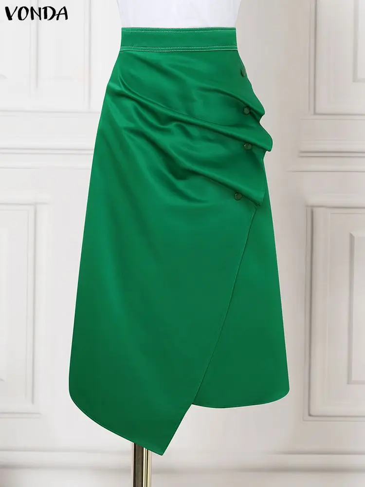Plus Size Satijnen Rokken VOND - A-Line Skirt Midi recensie en prijs