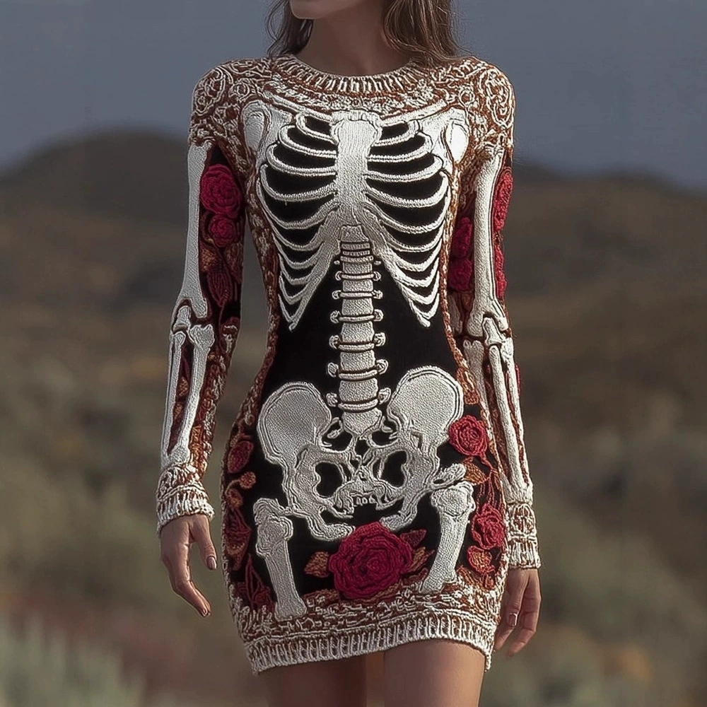 Spookachtige gotische trui met - Bodycon Dress Women recensie en prijs