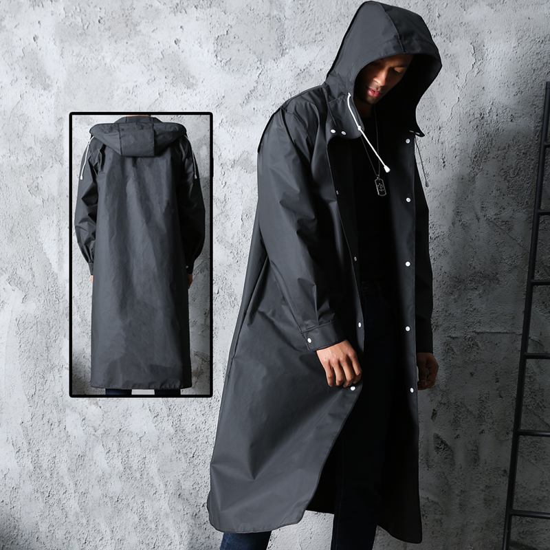 Zwarte mode volwassen waterdic - Women'S Fashion Rain Jacket recensie en prijs