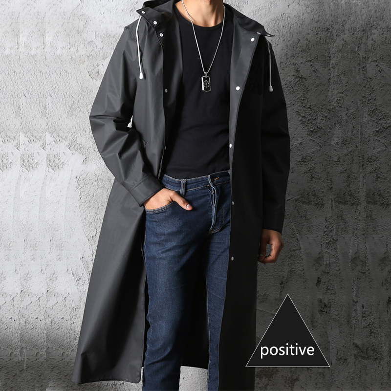 Zwarte mode volwassen waterdic - Women'S Fashion Rain Jacket recensie en prijs