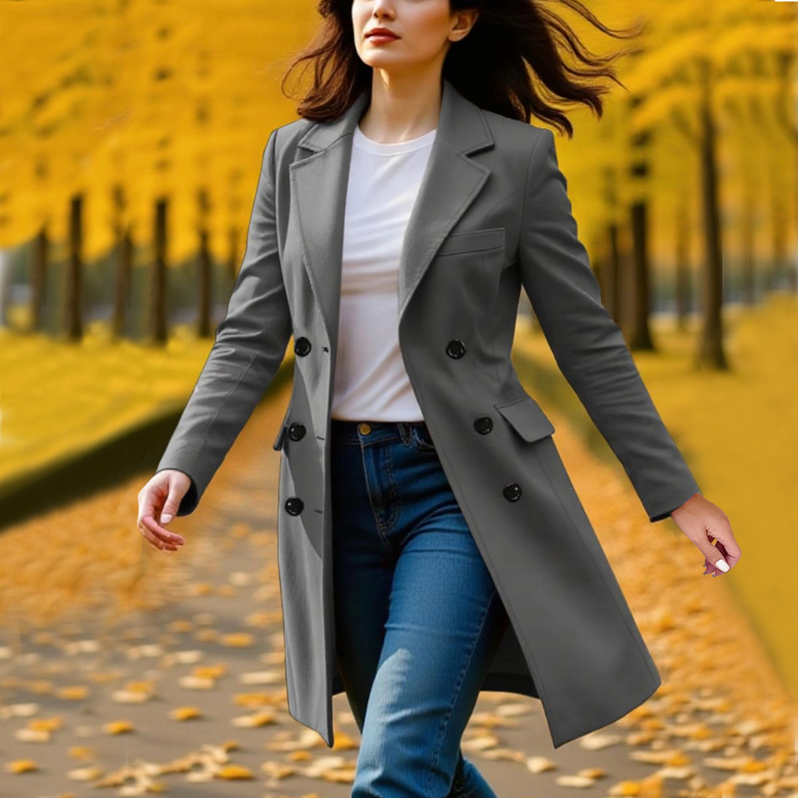Nieuwe Damesjassen Herfst Wint - Women'S Fashion Long Coat recensie en prijs