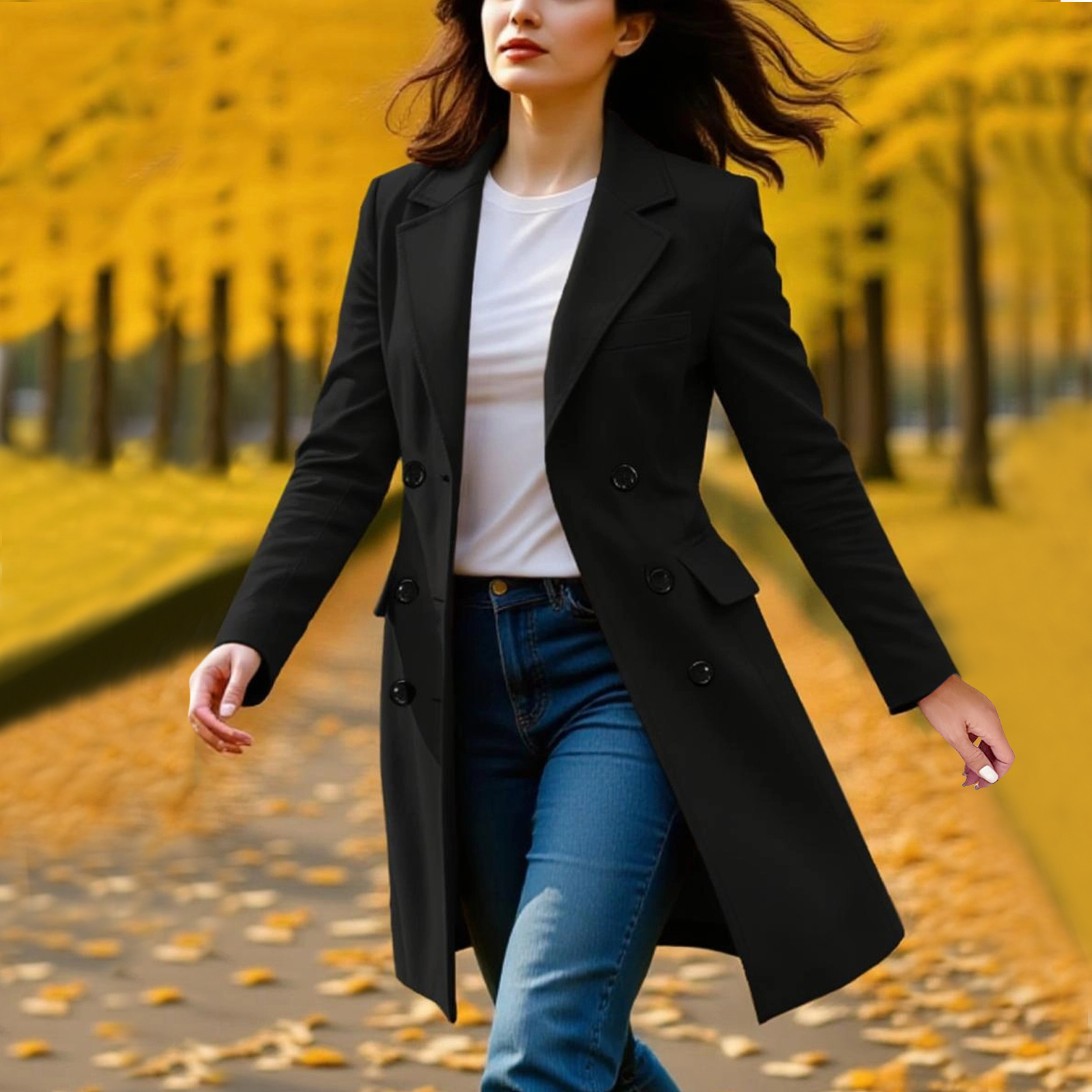 Nieuwe Damesjassen Herfst Wint - Women'S Fashion Long Coat recensie en prijs